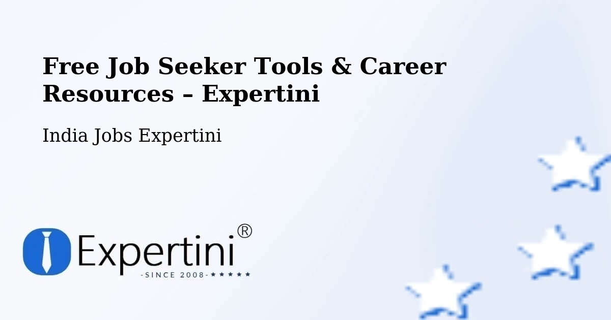 Free Job Seeker Tools & Career Resources – Kashipur - Kashipur, India Jobs Expertini